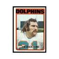 Jim Kiick 1972 Topps (damaged) #9.0 Miami Dolphins Football Card Poor