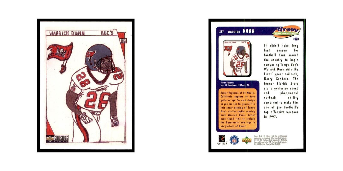 Warrick Dunn 1998 UD Choice #237 Football Cards Football Card NM