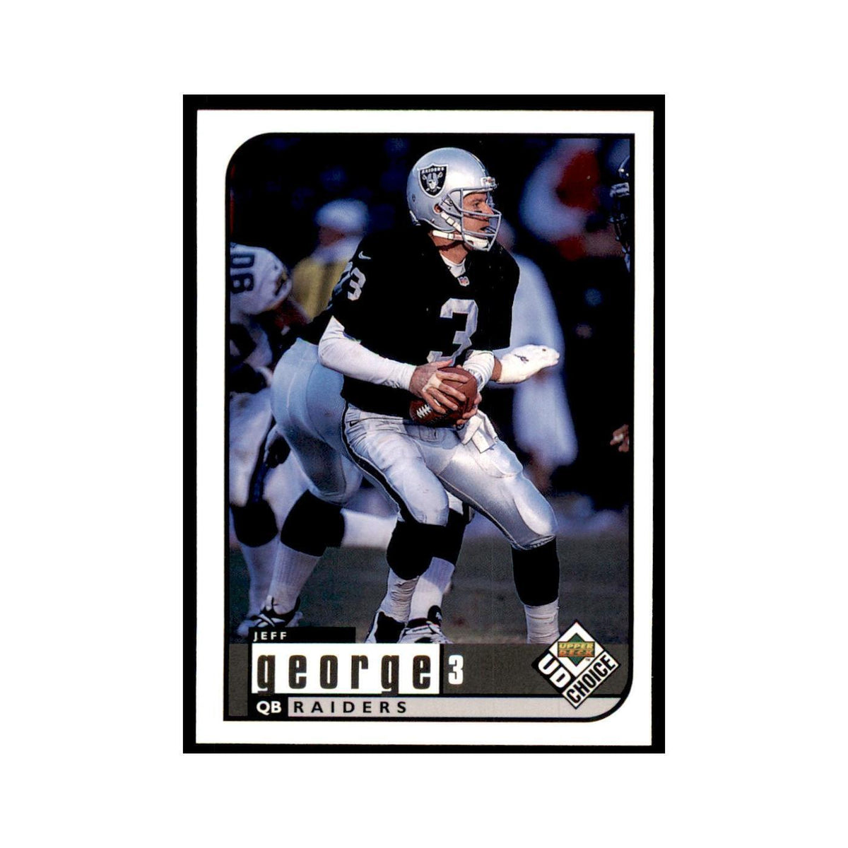 Jeff George 1998 UD Choice #129 Football Cards Football Card NM
