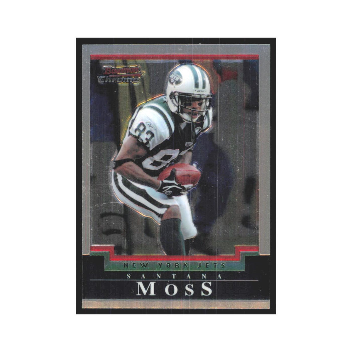 Santana Moss 2004 Bowman Chrome #6 New York Jets Football Card NM