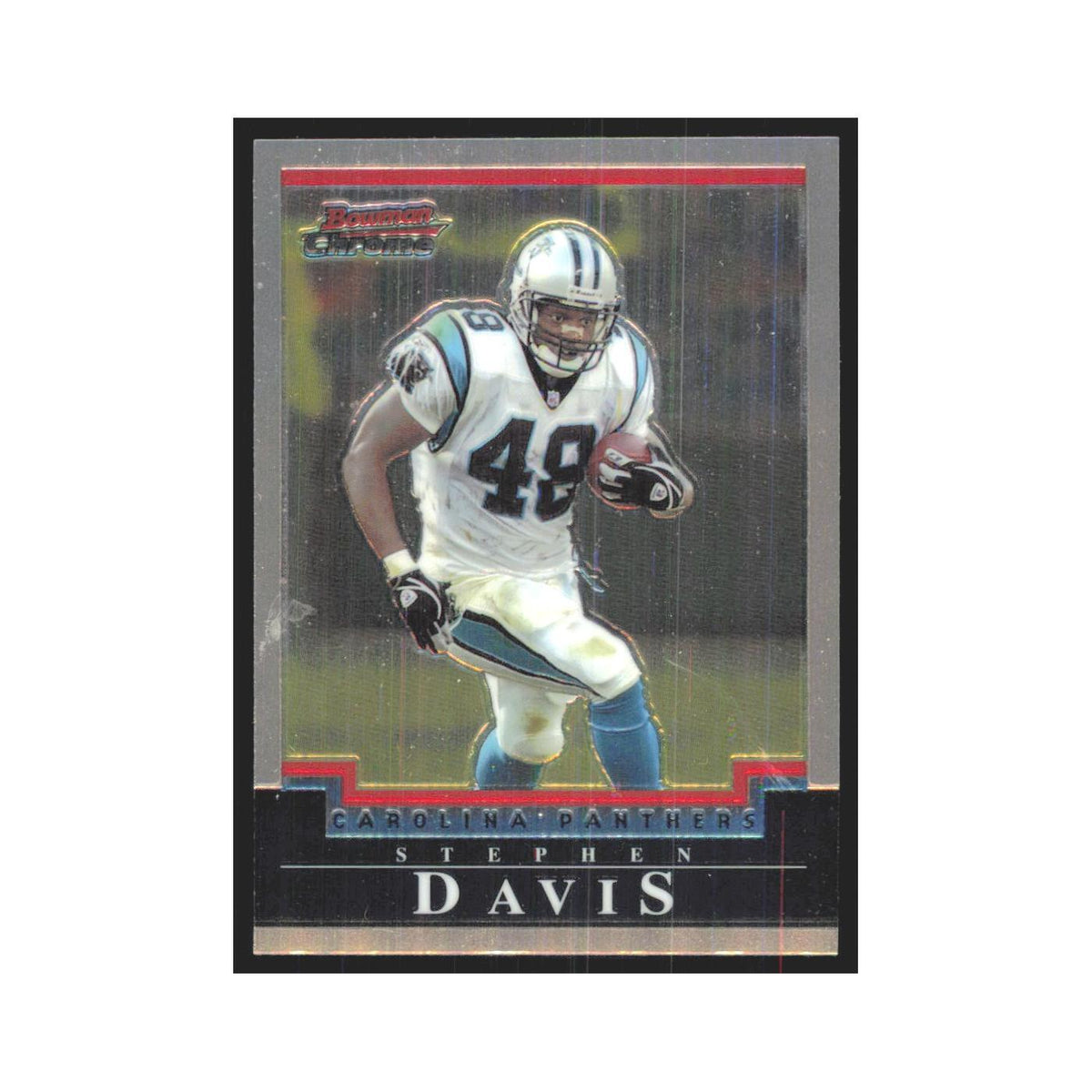 Stephen Davis 2004 Bowman Chrome #55 Carolina Panthers Football Card NM