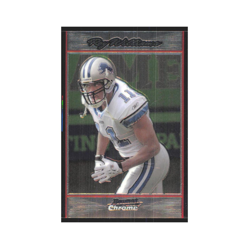 Roy Williams 2007 Bowman Chrome #BC199 Detroit Lions Football Card NM