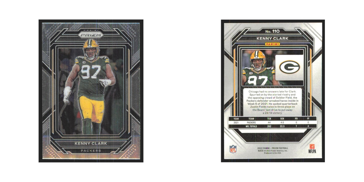 Kenny Clark 2022 Panini Prizm #110 Green Bay Packers Football Card NM
