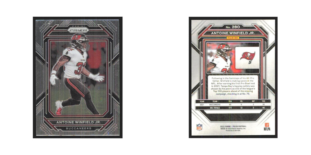Antoine Winfield Jr. 2022 Panini Prizm #280 Tampa Bay Buccaneers NM