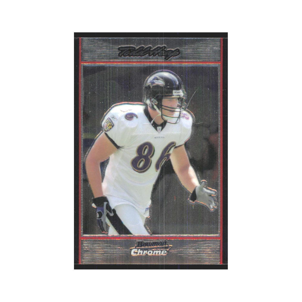 Todd Heap 2007 Bowman Chrome #BC165 Baltimore Ravens Football Card NM