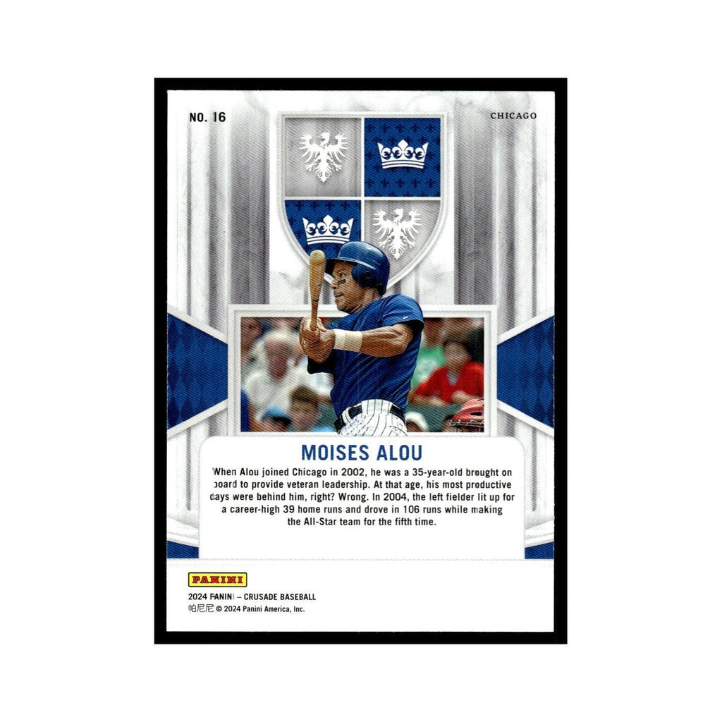 Moises Alou 2024 Panini Crusade #16 Baseball Card NM