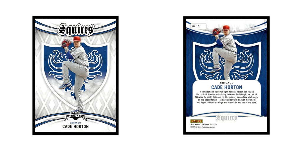 Cade Horton 2024 Panini Crusade #13 Baseball Card NM