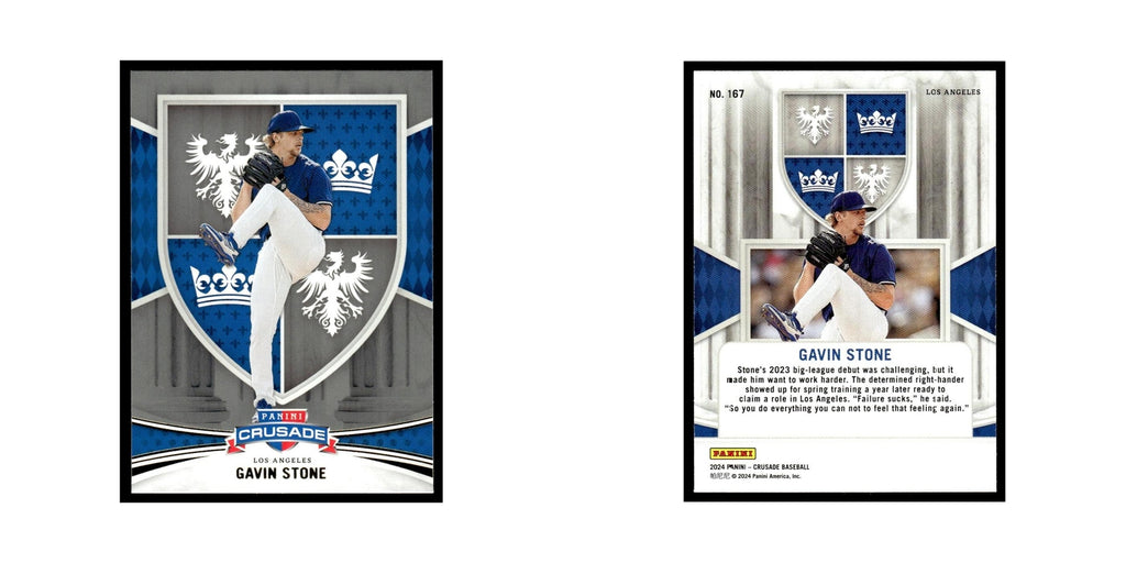 Gavin Stone 2024 Panini Crusade #167 Baseball Card NM