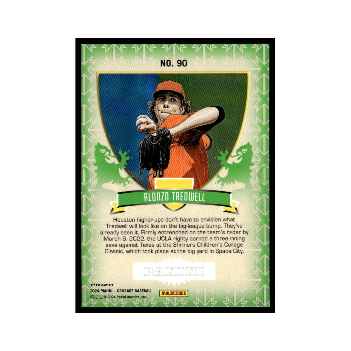 Alonzo Tredwell 2024 Panini Crusade Mojo #90 Baseball Card NM