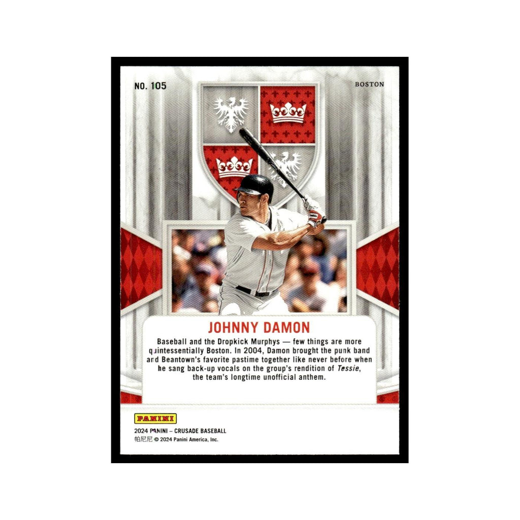 Johnny Damon 2024 Panini Crusade #105 Baseball Card NM
