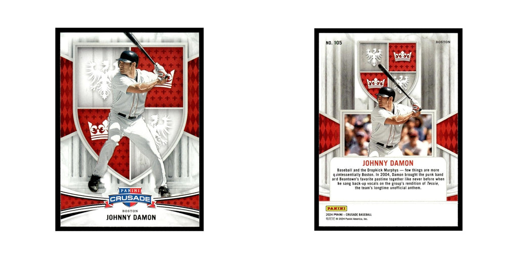 Johnny Damon 2024 Panini Crusade #105 Baseball Card NM