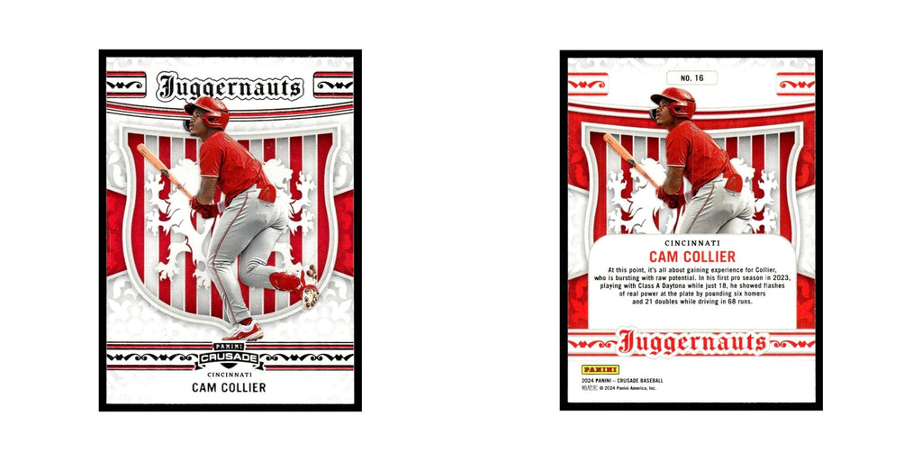 Cam Collier 2024 Panini Crusade #16 Baseball Card NM