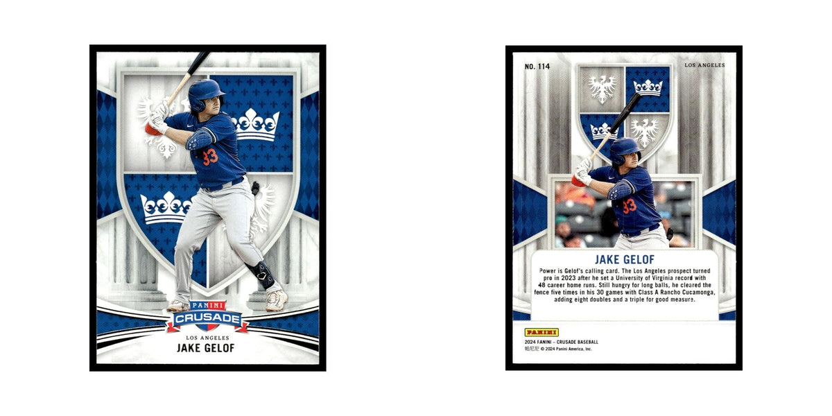 Jake Gelof 2024 Panini Crusade #114 Baseball Card NM