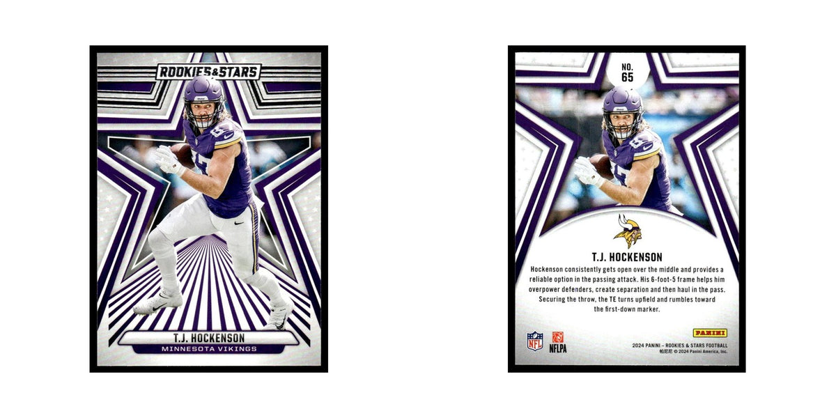 T.J. Hockenson 2024 Panini Rookies & Stars #65 Minnesota Vikings NM