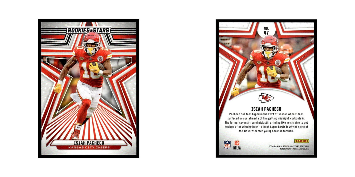 Isiah Pacheco 2024 Panini Rookies & Stars #47 Kansas City Chiefs NM