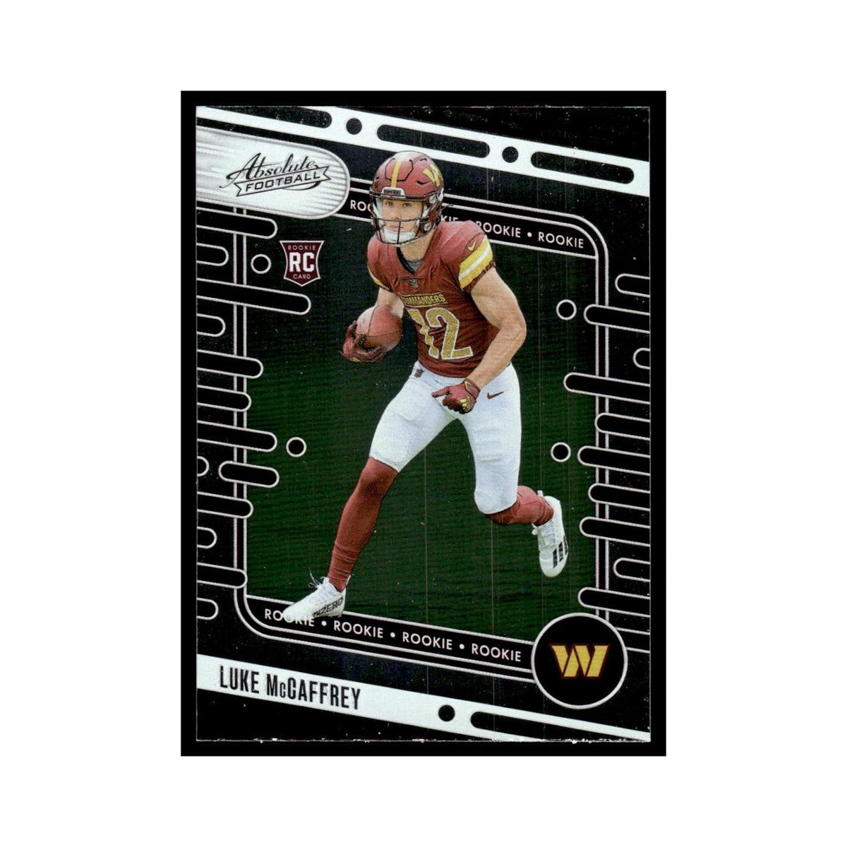 Luke McCaffrey Rookie 2024 Panini Absolute #176 Washington Commanders NM