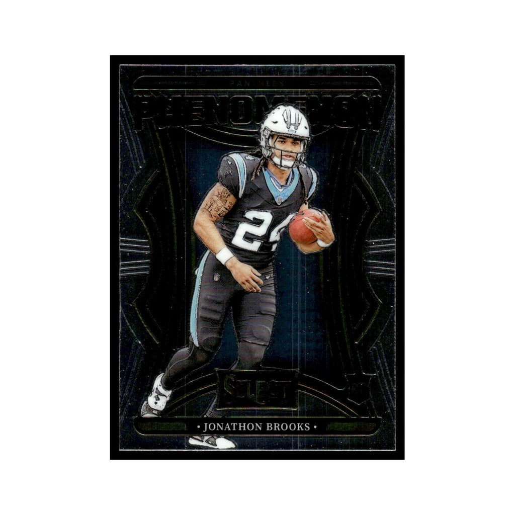 Jonathon Brooks Rookie 2024 Panini Select Phenomenon #15 Carolina Panthers NM