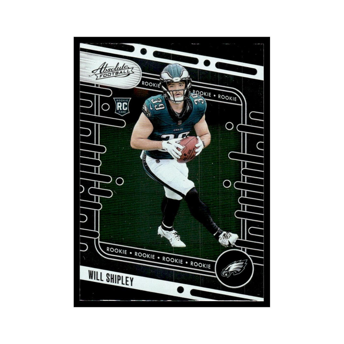 Will Shipley Rookie 2024 Panini Absolute #187 Philadelphia Eagles NM
