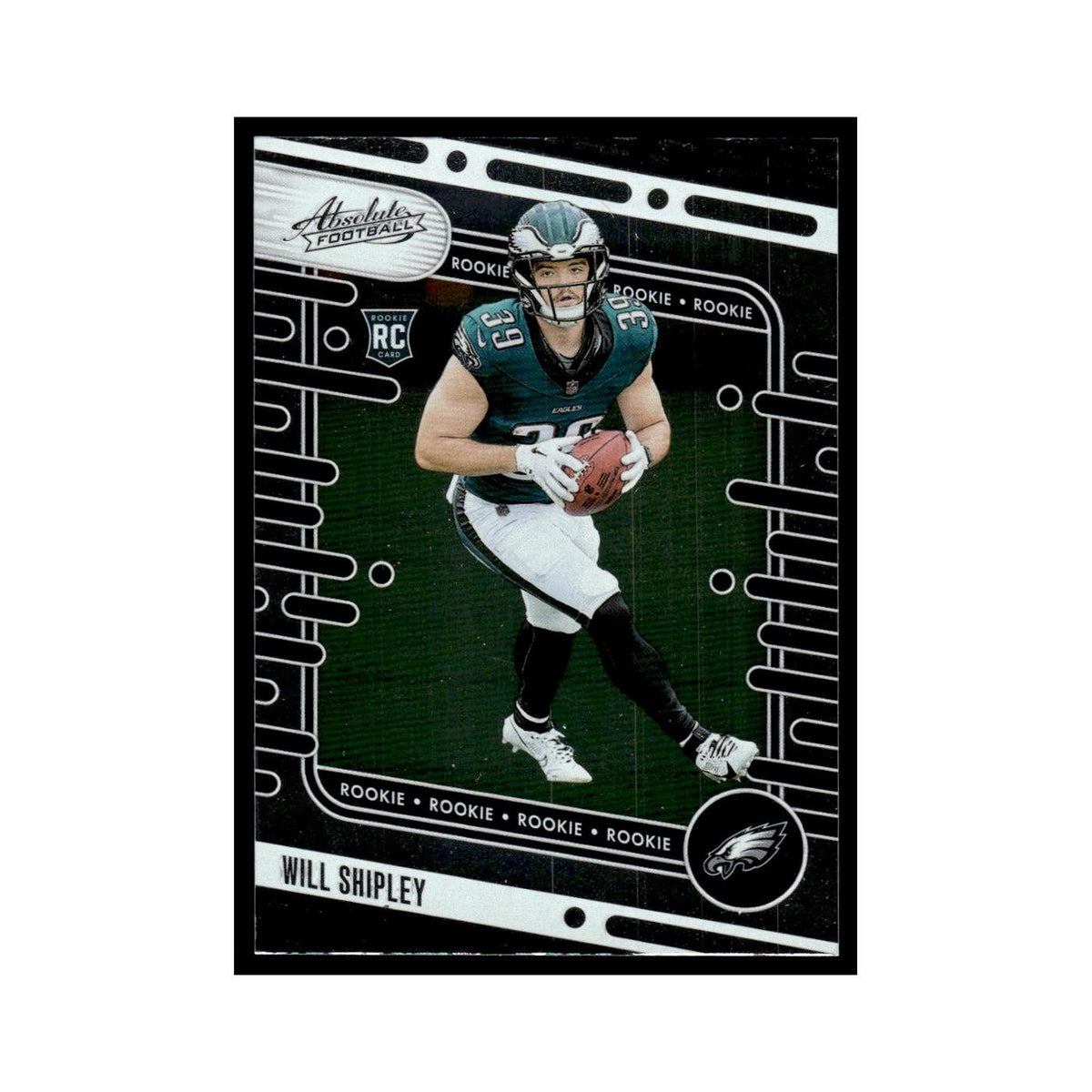 Will Shipley Rookie 2024 Panini Absolute #187 Philadelphia Eagles NM