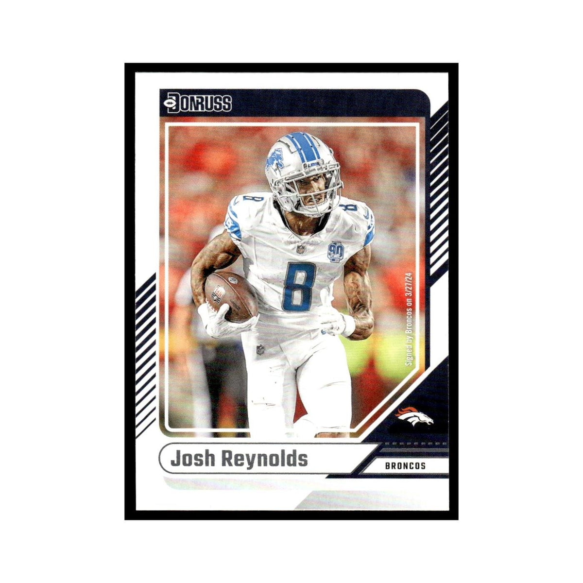 Josh Reynolds 2024 Donruss #294 Denver Broncos Football Card NM