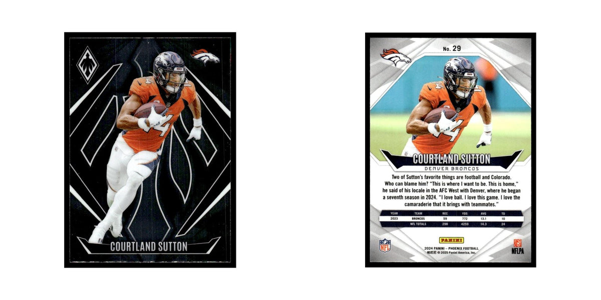 Courtland Sutton 2024 Panini Phoenix #29 Denver Broncos Football Card NM