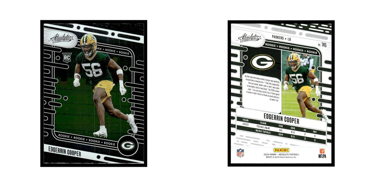 Edgerrin Cooper Rookie 2024 Panini Absolute #145 Green Bay Packers NM