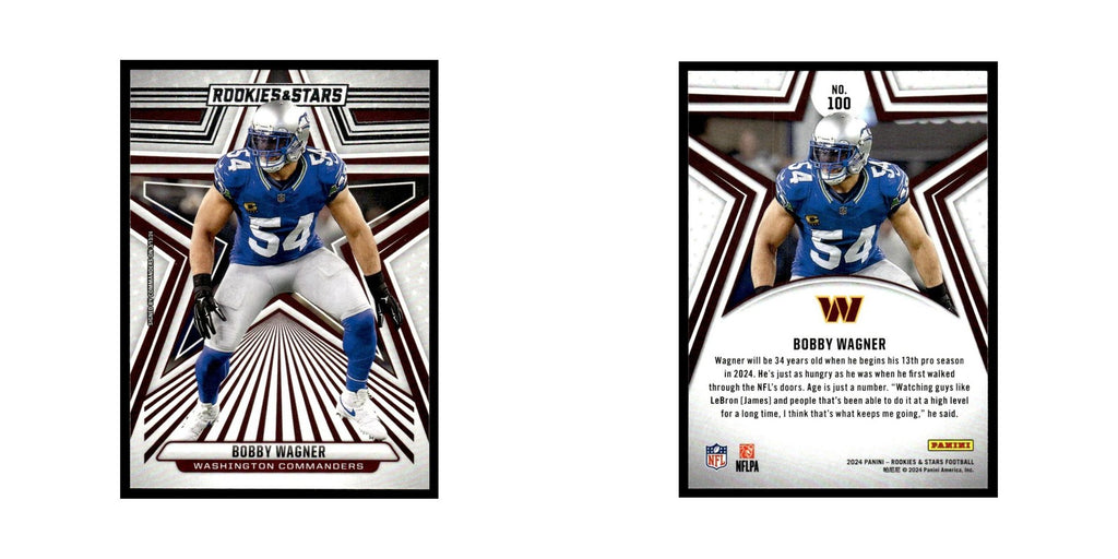 Bobby Wagner 2024 Panini Rookies & Stars #100 Washington Commanders NM
