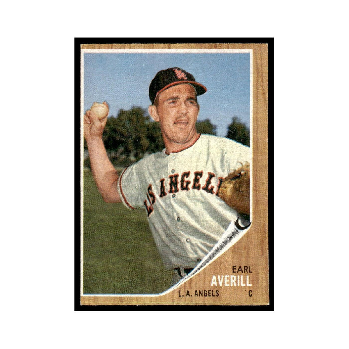 Earl Averill 1962 Topps #452 Los Angeles Angels Baseball Card VG