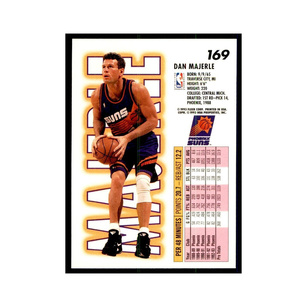 1993 Fleer. Dan Majerle Basketball Cards #169