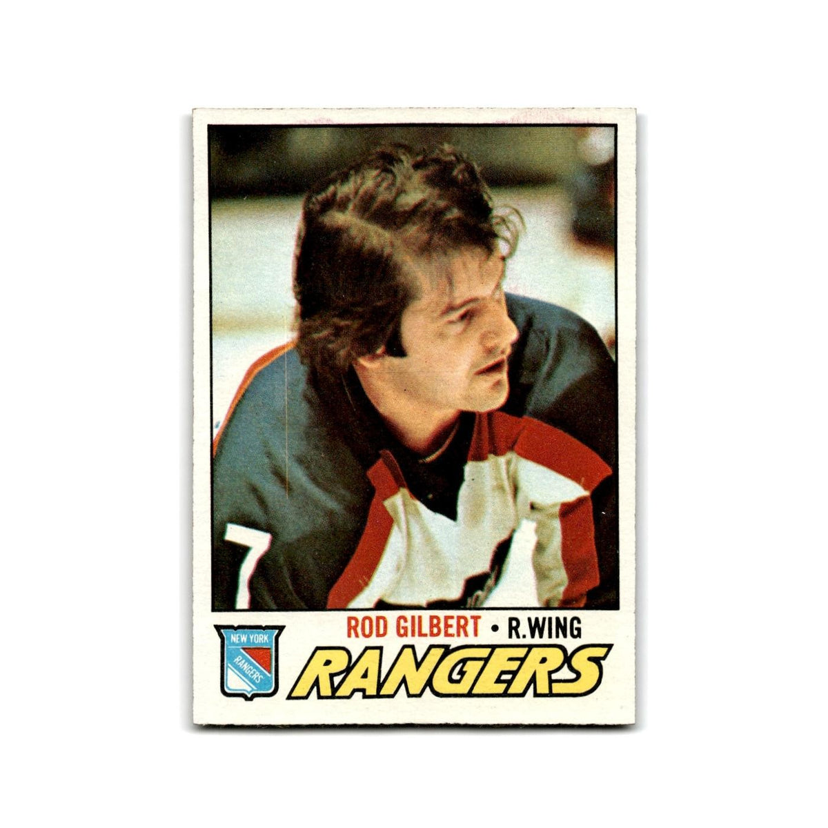 1977 Topps Rod Gilbert New York Rangers #25