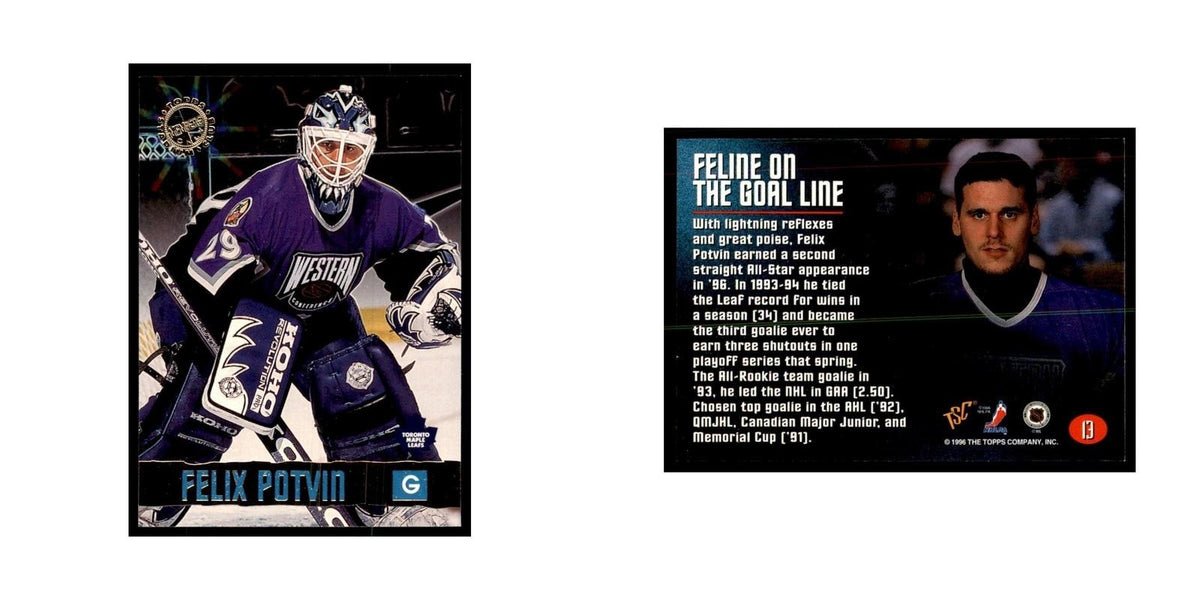 1996 Stadium Club Members Only Felix Potvin Hockey Cards #13