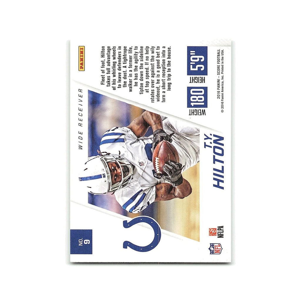 T.Y. Hilton 2016 Score Toe The Line #9 Indianapolis Colts Football Card NM