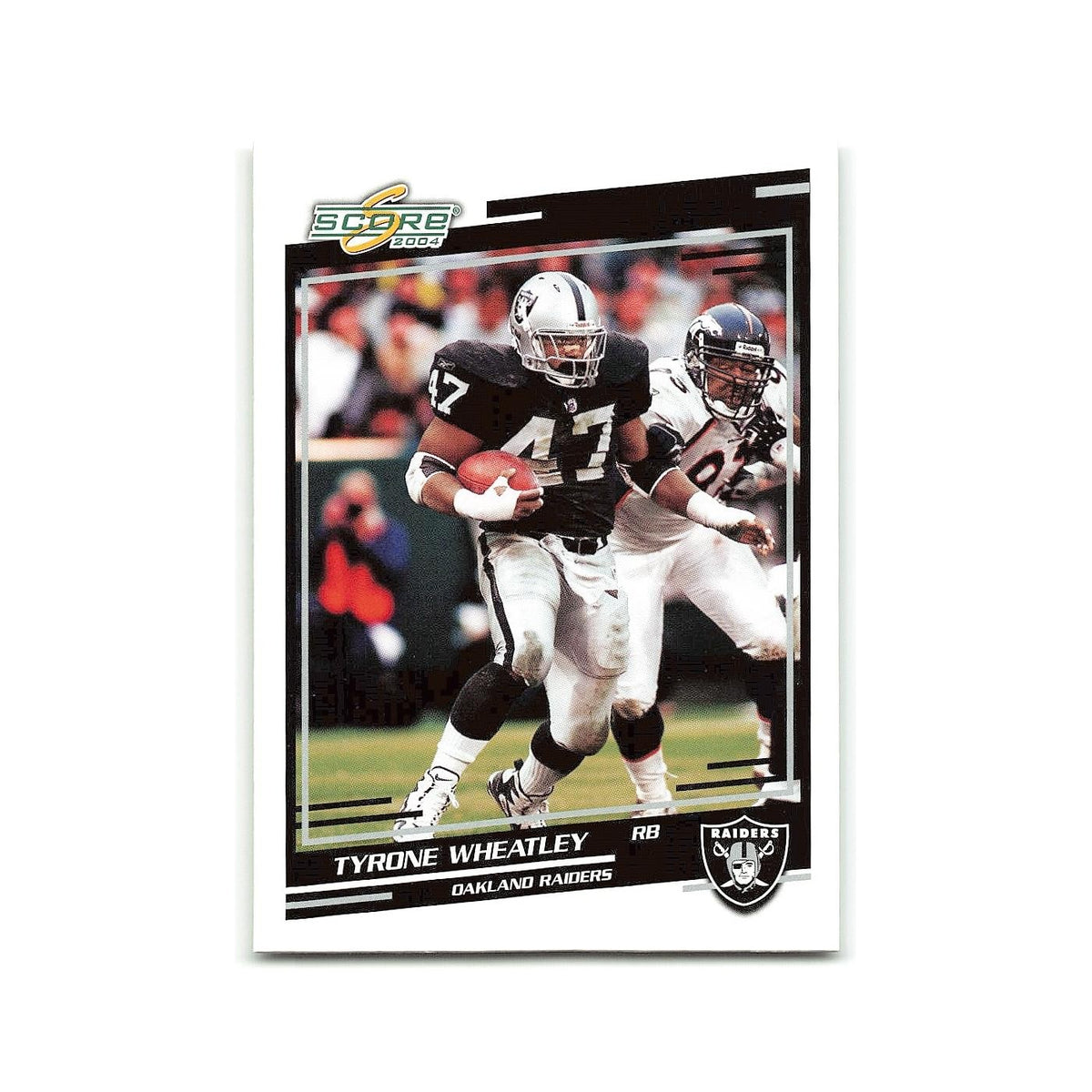 Tyrone Wheatley 2004 Score #228 Oakland Raiders Football Card NM