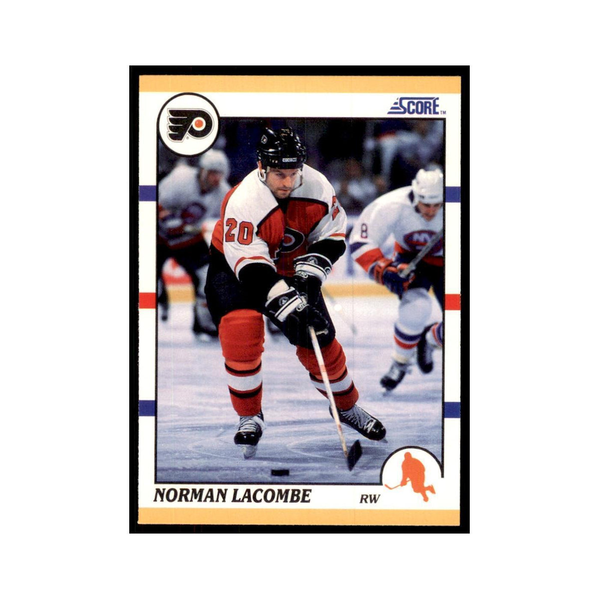1990 Score Traded Normand Lacombe Hockey Cards #99T