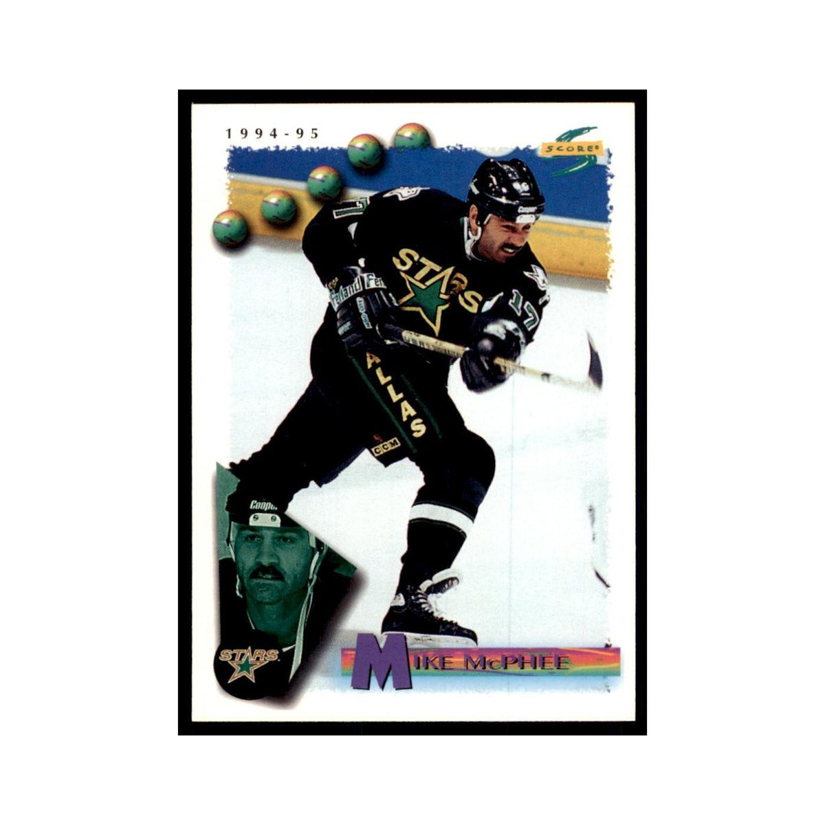 Mike McPhee 1994 Score #17 Hockey Cards Hockey Card NM