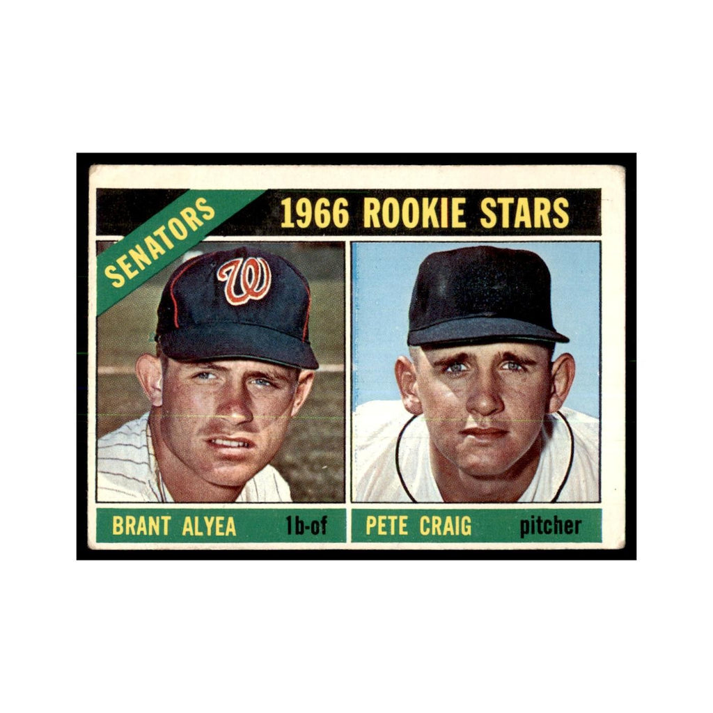 1966 Topps Brant Alyea/Pete Craig RC Baseball Cards #11