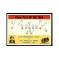 1964 Philadelphia (damaged) 49ers Play of the Year - Red Hickey Football Cards