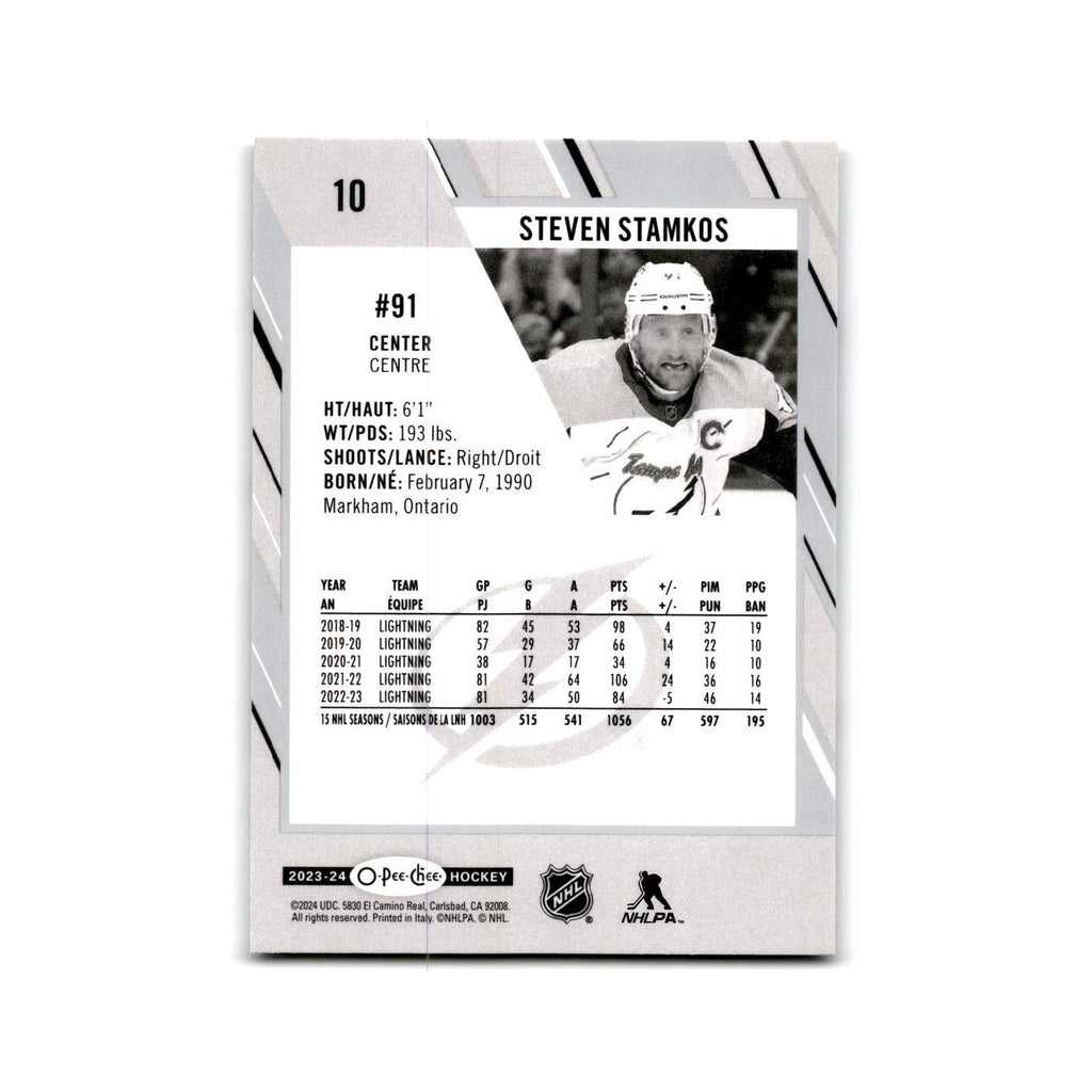 2023 O-Pee-Chee Steven Stamkos Tampa Bay Lightning #10