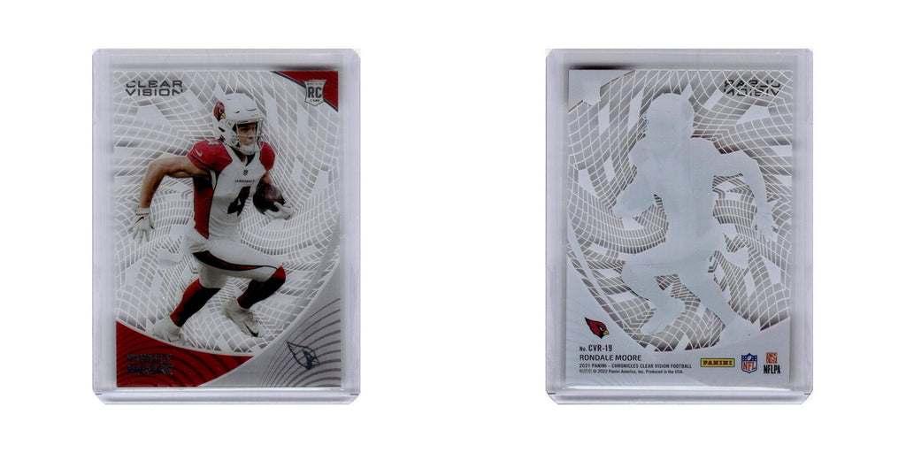 Rondale Moore 2021 Panini Chronicles Clear Vision Rookies #CVR-19 Cardinals NM