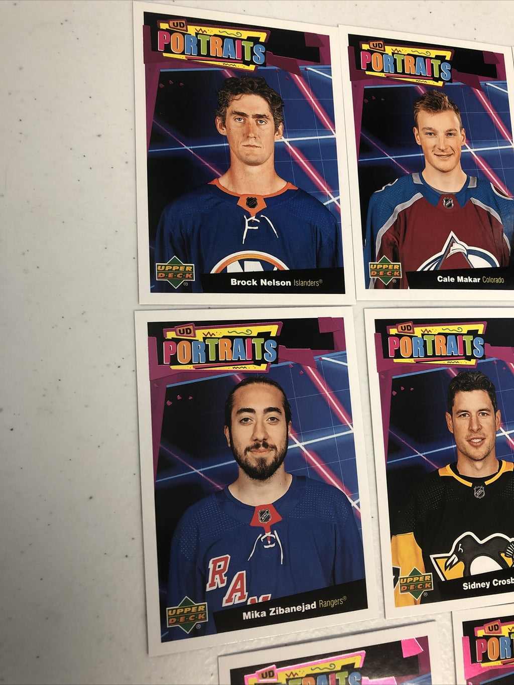 2020/21 UPPER DECK HOCKEY PORTRAITS CARD LOT