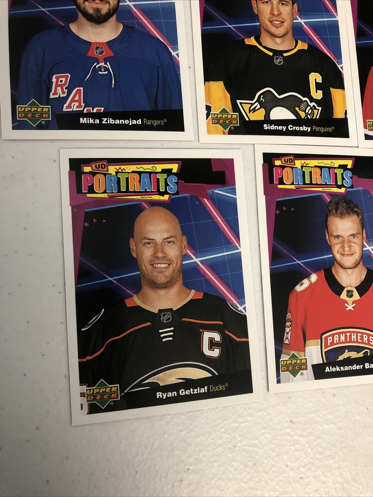 2020/21 UPPER DECK HOCKEY PORTRAITS CARD LOT