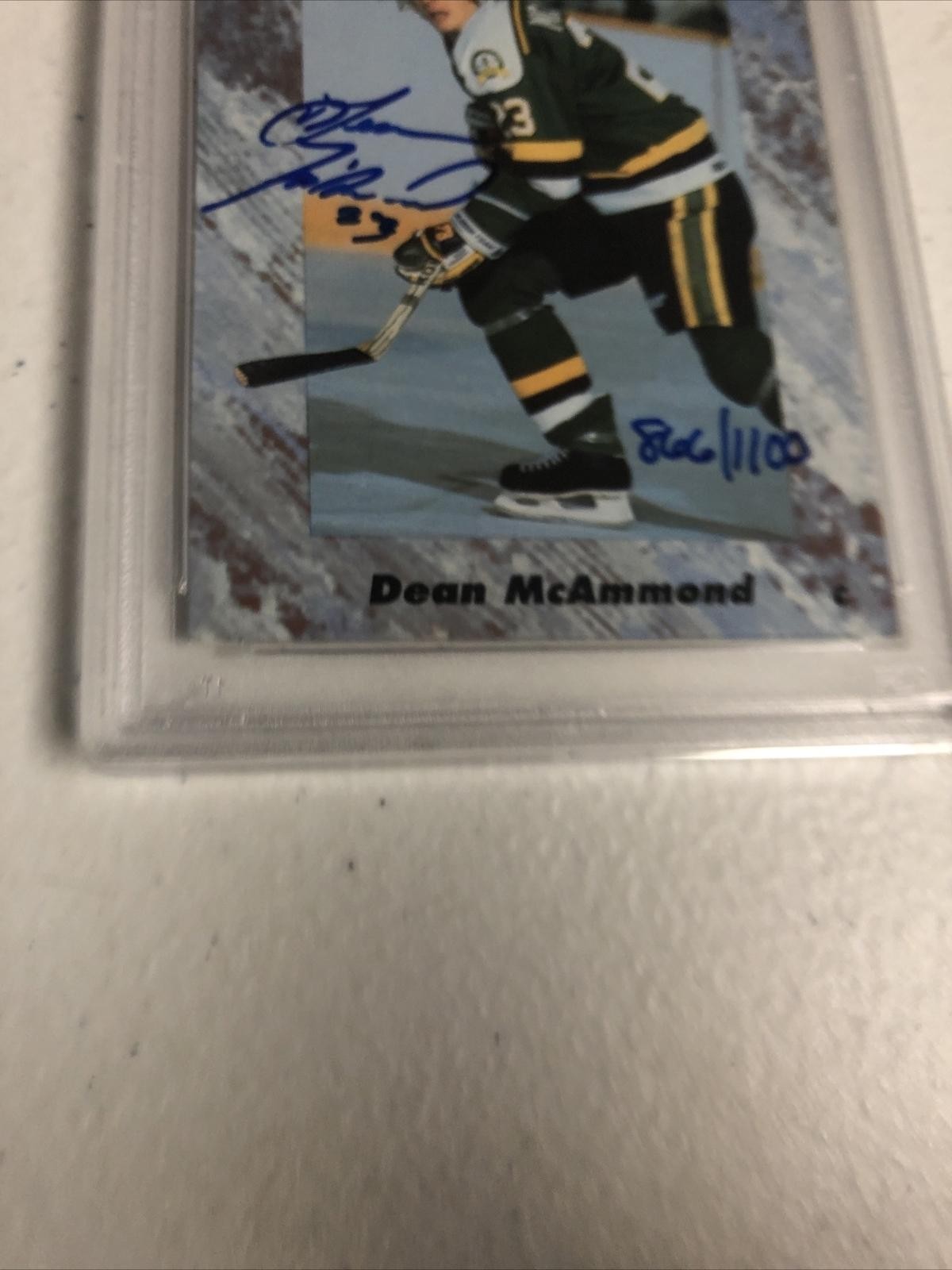 1991 CLASSIC 4 SPORT DEAN MCAMMOND PSA GRADED MINT 9 PSADNA CERTIFIED 866/1100
