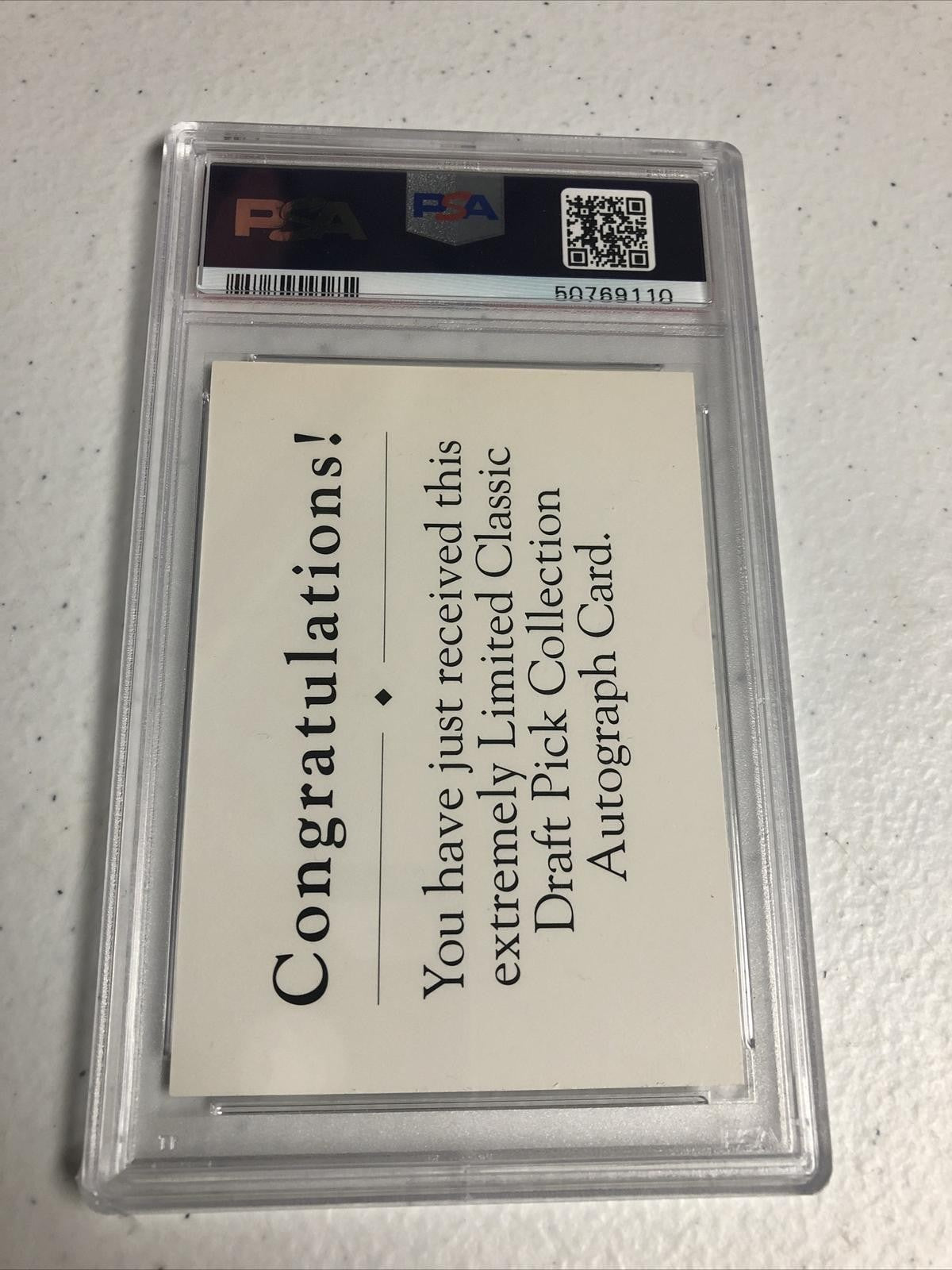 1991 CLASSIC 4 SPORT DEAN MCAMMOND PSA GRADED MINT 9 PSADNA CERTIFIED 866/1100