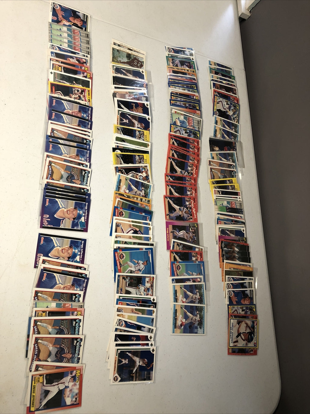 Gregg Jeffries NY Mets Baseball Card lot 185+