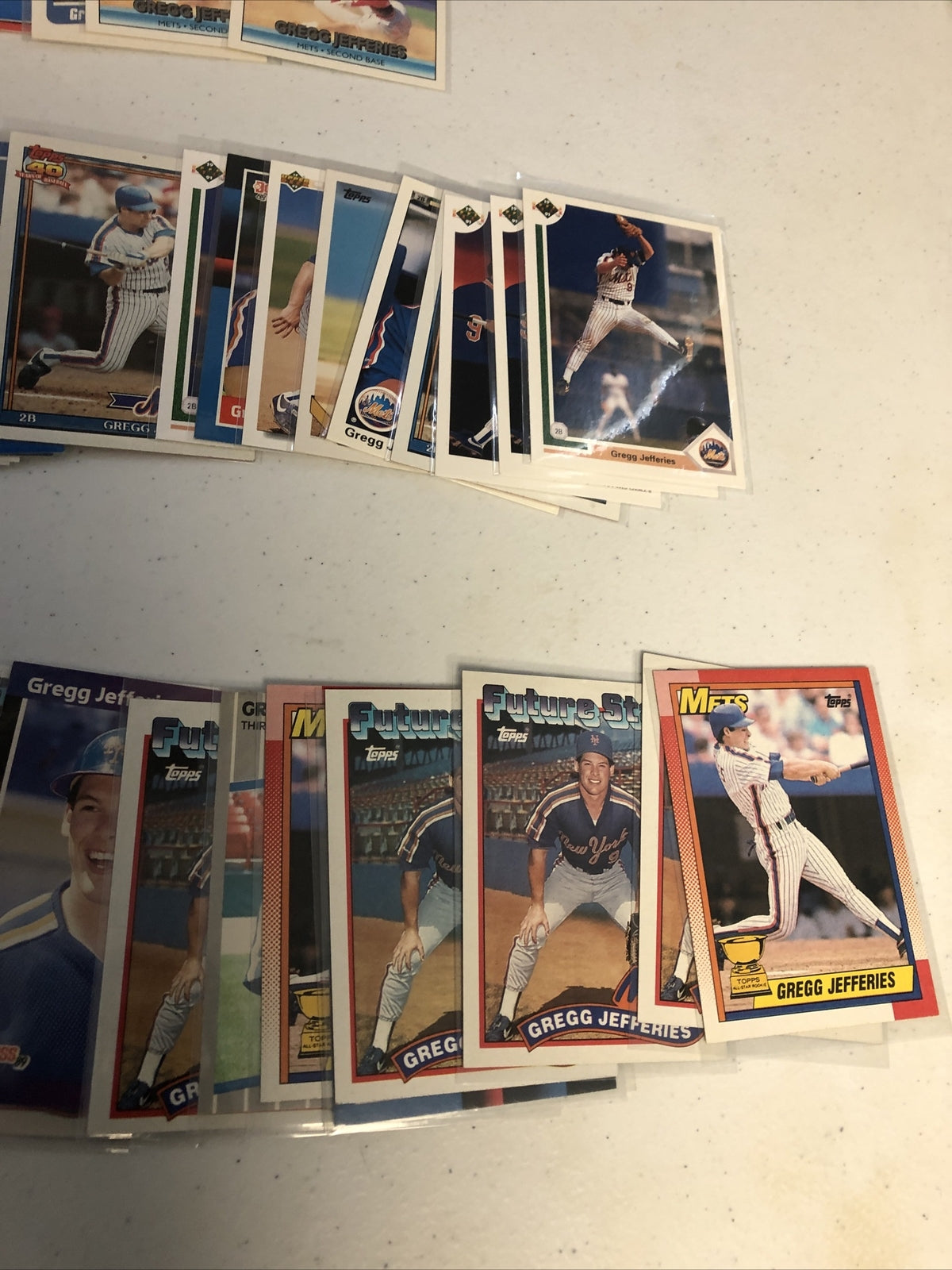 Gregg Jeffries NY Mets Baseball Card lot 185+