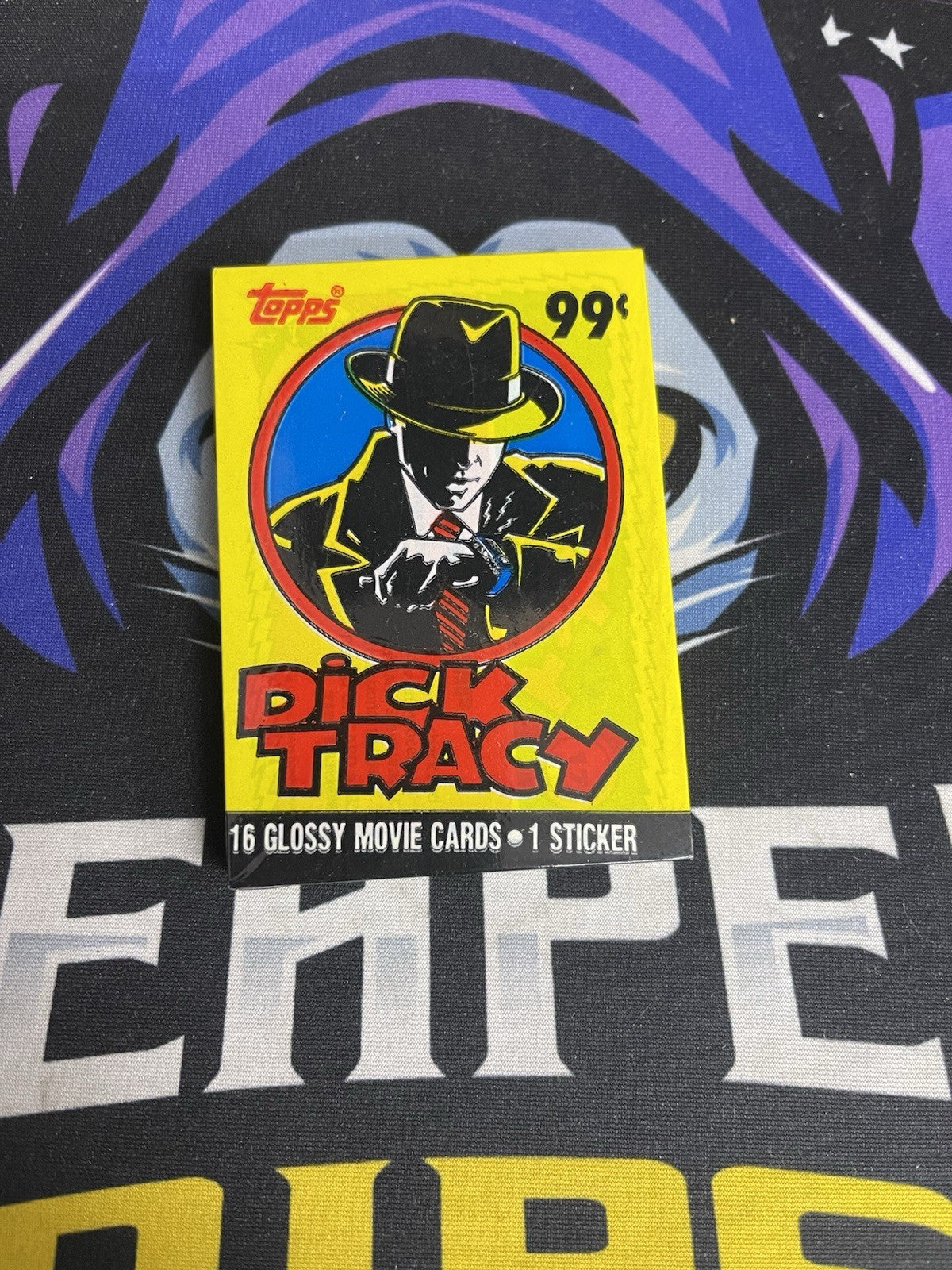 Dick Tracy Topps 1990 Trading Cards Factory Sealed Single Wax Pack
