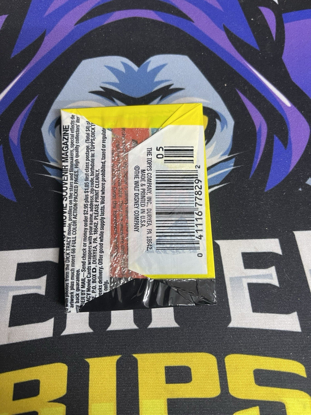 Dick Tracy Topps 1990 Trading Cards Factory Sealed Single Wax Pack