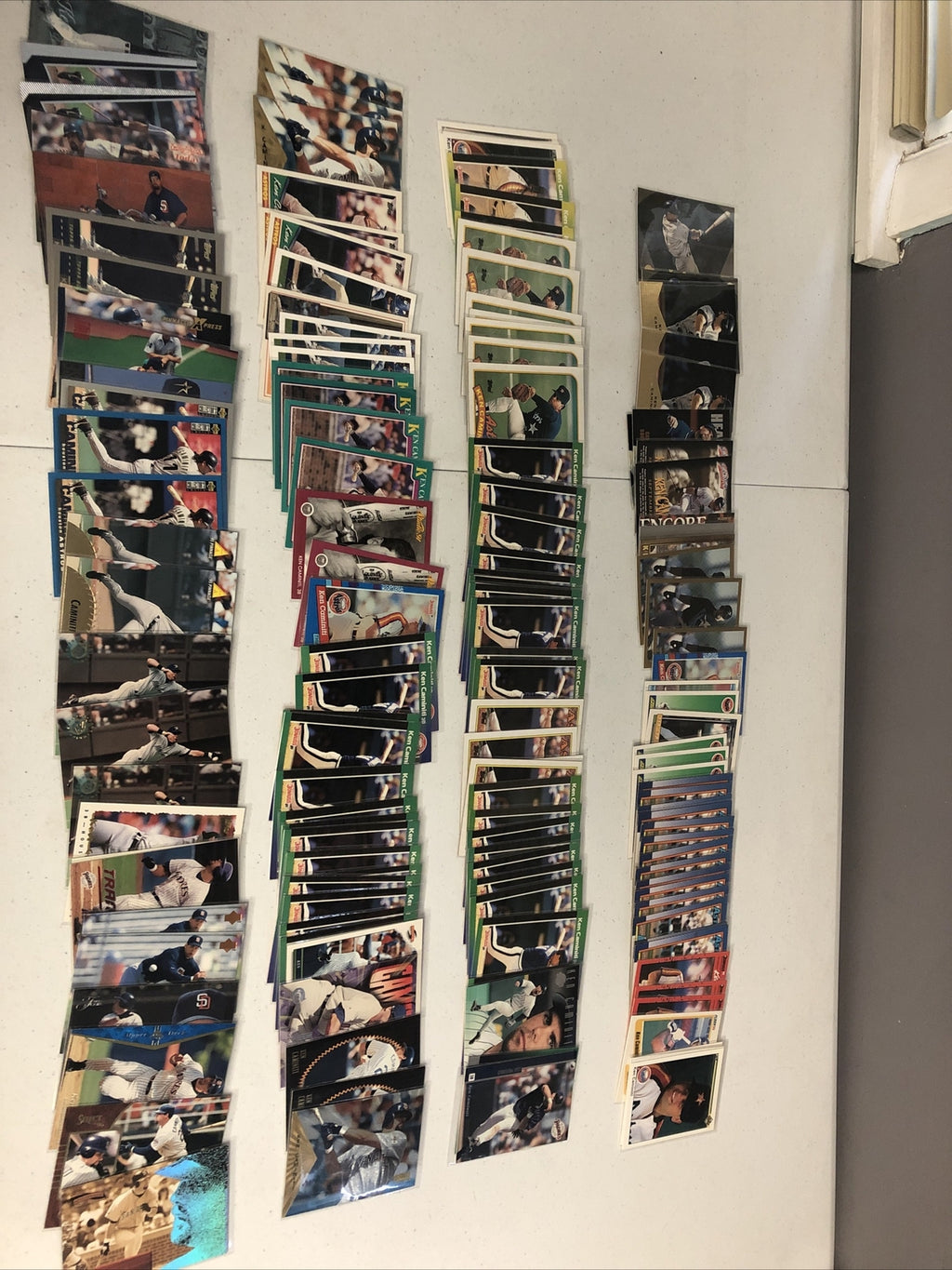 Ken Caminiti baseball card lot 140+ card Astros
