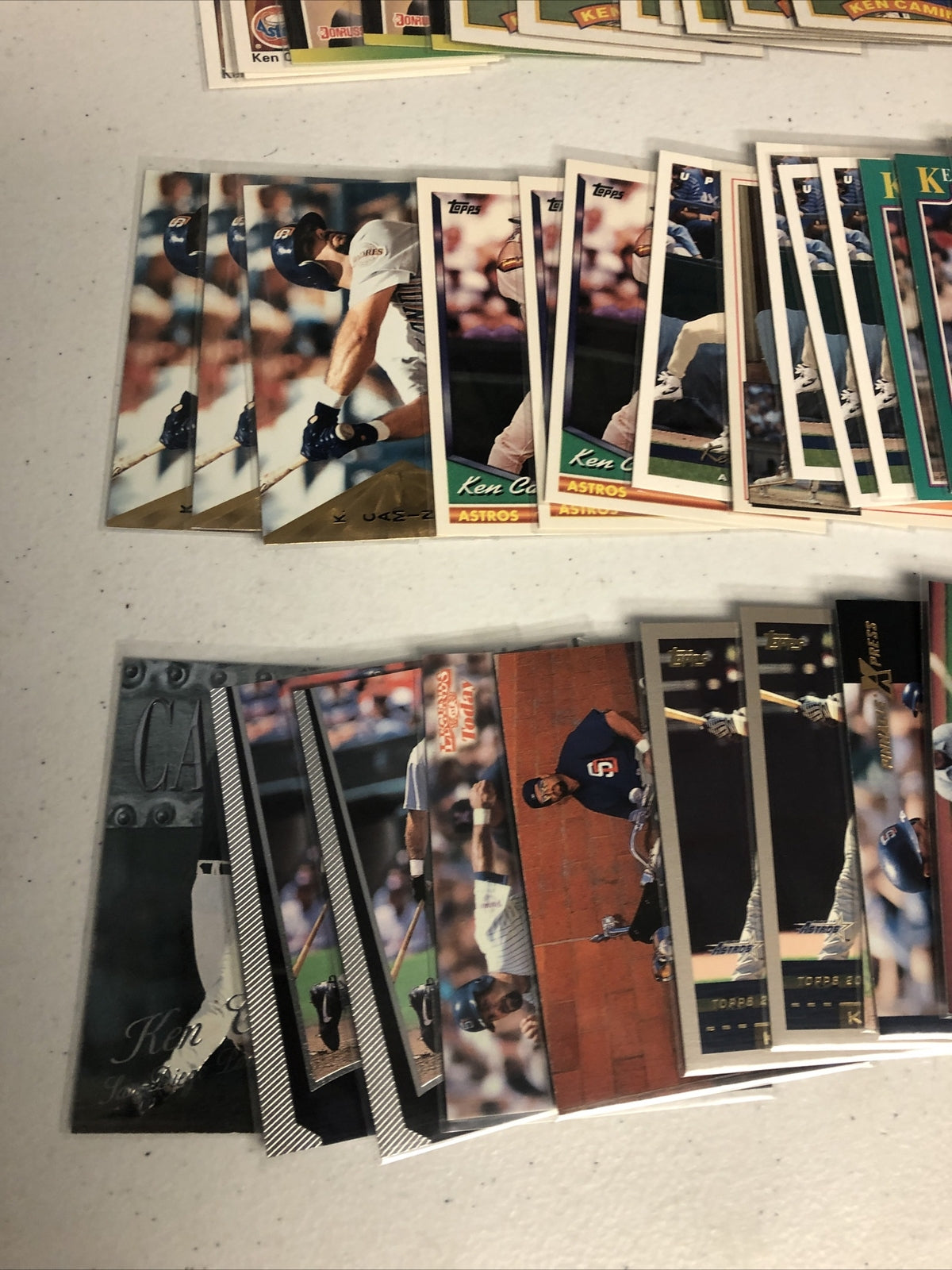 Ken Caminiti baseball card lot 140+ card Astros