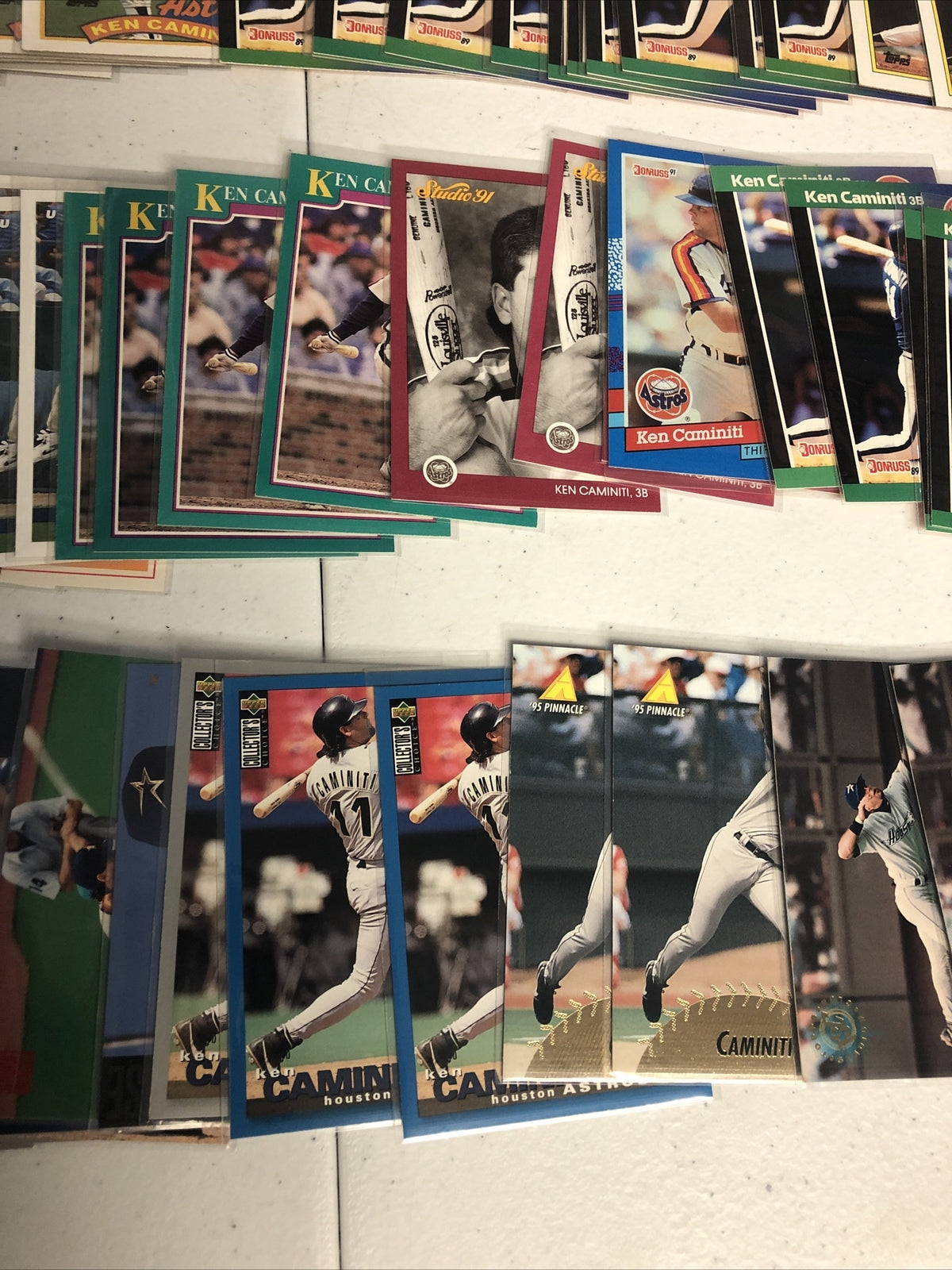 Ken Caminiti baseball card lot 140+ card Astros